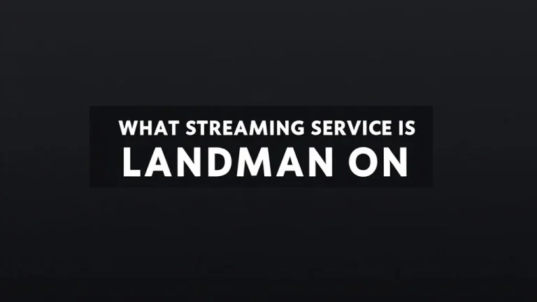 What Streaming Service Is Landman On